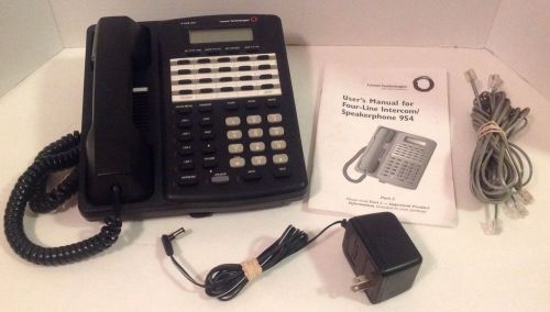 Lucent tech. 954 expandable 4-line corded speakerphone with intercom - fast ship for sale