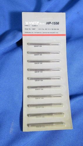 Package of 10 SS White HP-1556 Burs