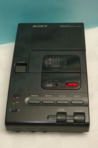 SONY M200 Micro Cassette Transcriber Recorder Please Read Works Great