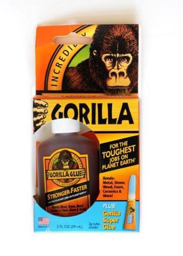 New gorilla glue waterproof 2 oz all-purpose adhesive free super glue for sale