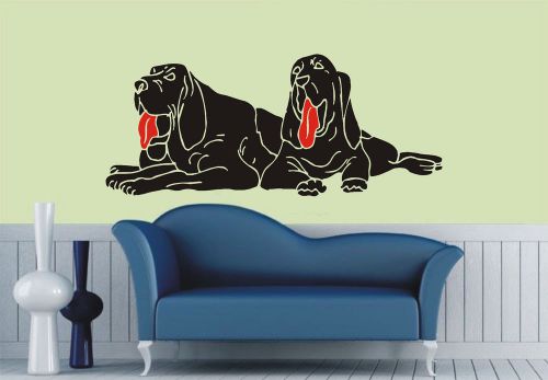 droopy dogs vinyl sticker decals drawing room, bedroom #103