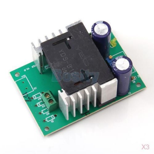 3x dc 12-45v to 0.7-21v 8a step-down voltage regulator converter board module for sale