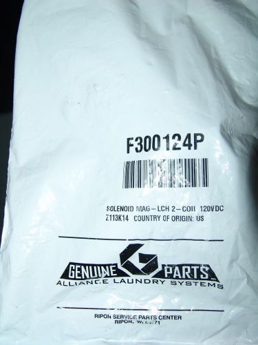 Speed queen #f300124p washer solenoid mag-lch 2-coil 120vdc for sale