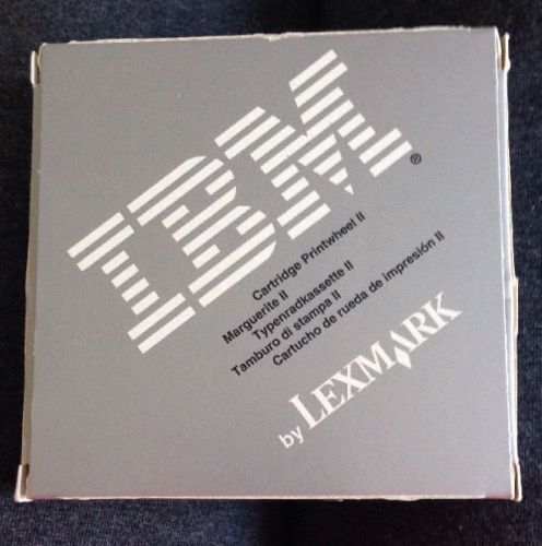 IBM Cartridge Printwheel II By LEXMARK