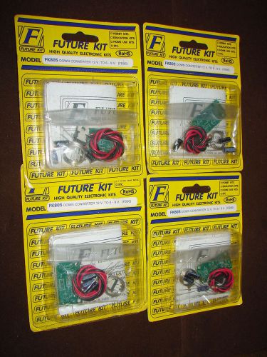 Down converters future kit fk805, 12 volt to 6-9 volt, new, lot of 4 units for sale