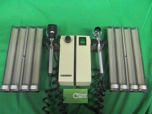 Welch Allyn 74710 Otoscope / Ophthalmoscope Wall Mount w/ 2 Specula Holders
