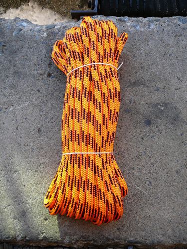 Yale xtc-24 strand arborist rope, tree line, climbing line 7/16&#034; x 60&#039; orange for sale