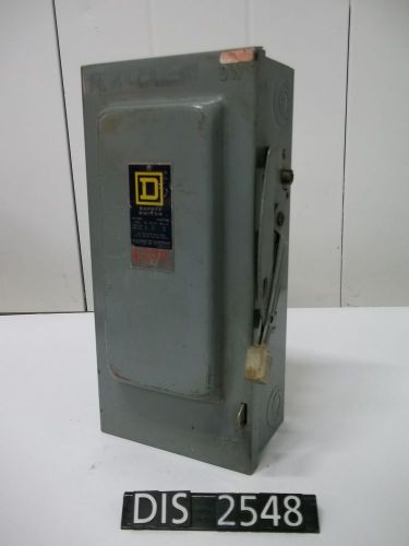 Square D 600 Volt 60 Amp Fused Disconnect (DIS2548)