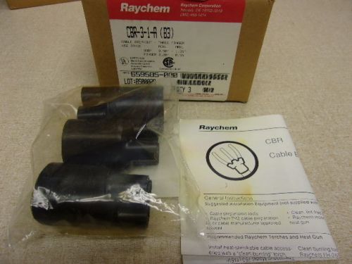 Raychem CBR-3-1-A Three Finger Cable Breakout Kit 659585-000 NEW, Lot of 3