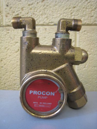 Procon 09H02-102 101A100F11BA170 Brass Vane Pump w/ Strainer Used Free Shipping