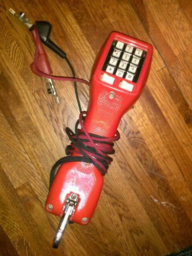 *USED* Harris Dracon Craft Test Set buttset TS21 Telephone Phone Repair Tool