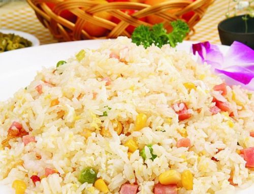Fried rice with eggs - Recipe Meal / Food