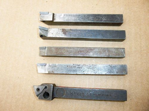 5 Carboloy Carbide Insert Metal Lathe Tool Holder Mtvor