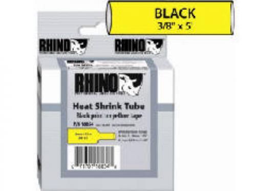 New dymo 18054 rhino 3/8 yellow heat shrink tubes for sale