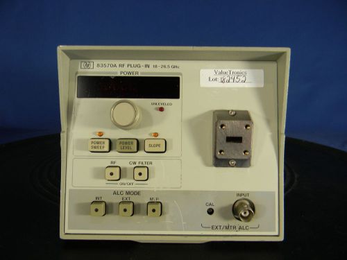 Agilent 83570a sweep generator plug-in 30 day warranty for sale