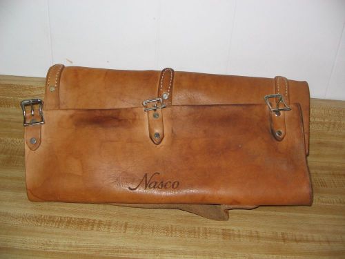 Missouri style 14&#034; Leather AV carrying case