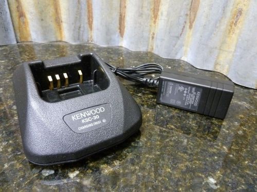 Genuine OEM Kenwood KSC-30 Desktop Charger Includes AC Adapter &amp; Free Shipping