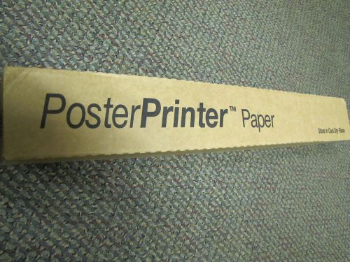 NEW - Poster Printer Paper 23&#034; TTP Maroon on White 13140-00 Y3020