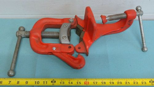 Ridgid e-628 1/8 to 2 inch yoke bench vise tool for your pipe threader for sale