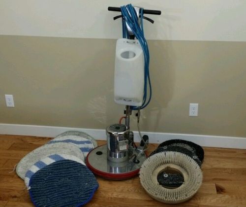 Oreck/bissell xl pro low boy orbiter burnisher buffer plus brush, pads, and tank for sale