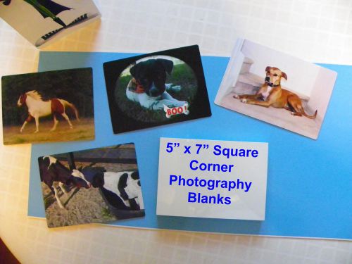5&#034; X 7&#034; Aluminum Sublimation Photography Sheet Blanks- 20PCs LESS THAN $0.75ea!
