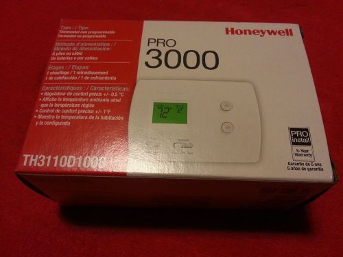 Honeywell pro 3000 thermostat for sale