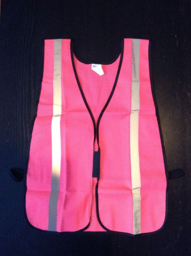 For Spring! Women&#039;s Hot Pink Reflective Safety Vest Quick Free Shipping! Charity