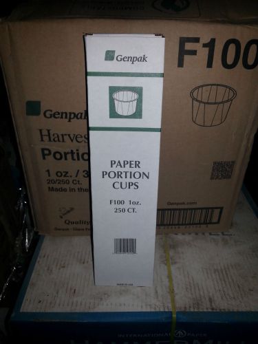 SOLO PAPER PORTION SOUFFLE CUP 1oz   4x( 250 PER BOX  ) = 1,000cups