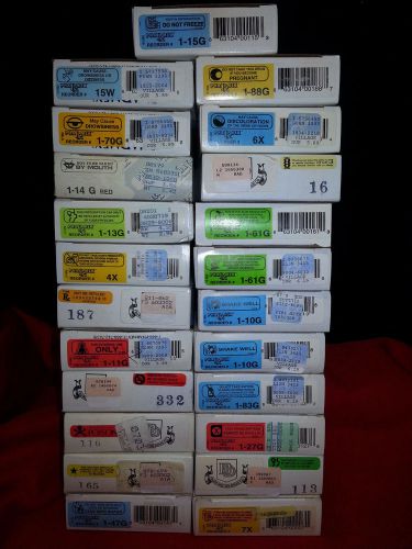 23 boxes pharmex auxillary pharmacy strip warning label 2rolls/bx 500labels/roll for sale