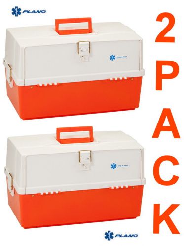 2 pack! plano 747 three tray xl medical storage box w/ free shipping. for sale