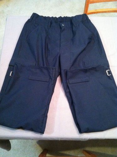 Crew boss nomex iiia brush pants,med/longnwot midnight nvy blue for sale
