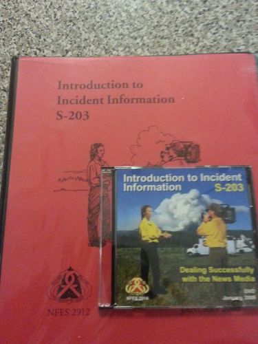 Wildland Fire.   Training Materials.   Introduction to Incident Information