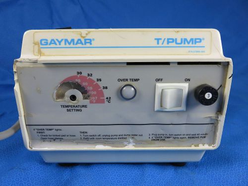 Gaymar t pump tp-500 heat therapy unit *no key or tubing* parts for sale