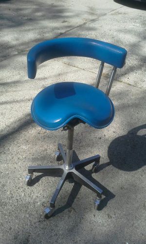 Pre Owned Classic Dentsply Dental Assistant Operating Stool - Blue -
							
							show original title