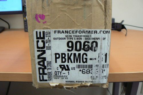 France neon transformer 9060 pbkmg-51 int mount npf 60ma 120v 68369 for sale