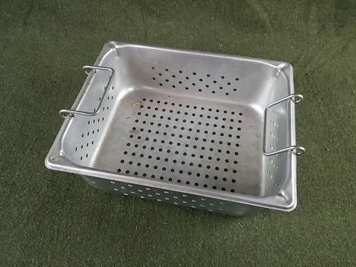 Used 12.5 x 10.5 x 4 stanless steel sterilization tray for sale