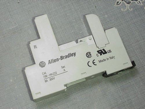 Allen Bradley 700-HN222 Relay Base Series A  with 700-ADR Diode Module Series B