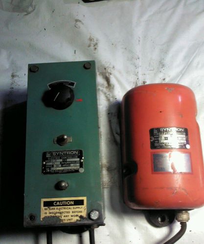 Syntron hopper vibrator and controller
