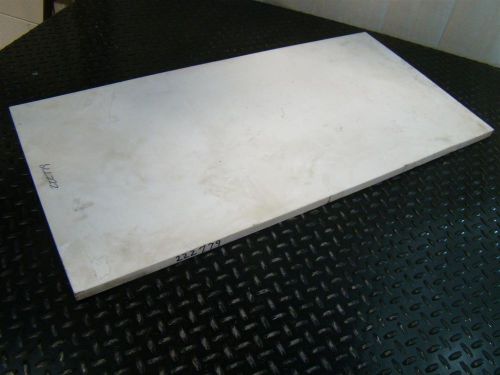 Virgin Teflon Plastic Sheet 18-1/4&#034;x37-1/4&#034;x3/4&#034; 222779