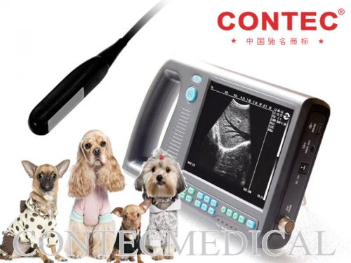 CMS600S Digital Handheld Veterinary VET Ultrasound Scanner 6.5 Rectal Probe+ USB