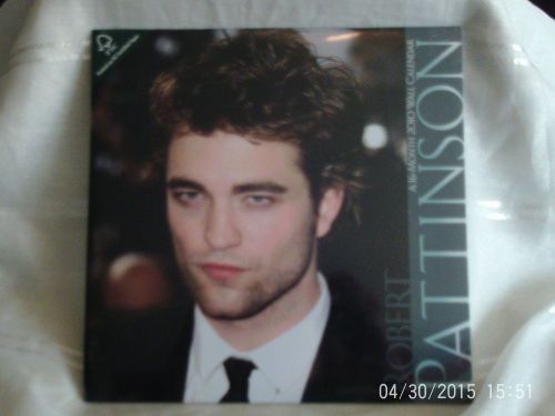 Robert Pattinson 16 Month 2010 Wall Calendar New and Unopened FREE SHIPPING