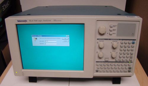 Tektronix Logic Analyzer TLA 714 Color Portable Mainframe w/opt STD techtronics
