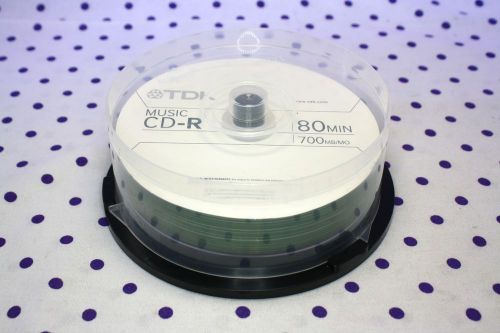 TDK CD-R 15 Spindle Pack 700mb 80 Minutes Recordable Blank CD Media Discs