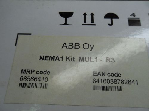 (T2-2) 1 NEW ABB MUL1-R3 ENCLOSURE KIT FOR ACS350 DRIVES NEMA1 KIT