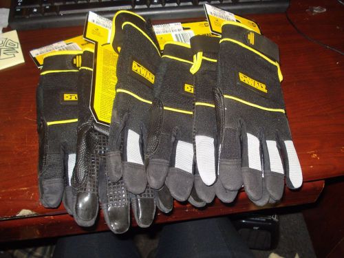 DEWALT Work Gloves Medium Tough Tack Grip Palm Gloves 22171 Size Med QTY 4 |NH3|