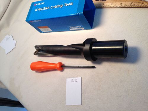 Kyocera S40-DZR33165-12 Indexable Coolant Drill USES CARBIDE INSERTS. {G132}