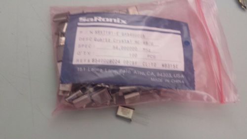 Saronix Quartz Crystal HC-49/U  54 MHz 100 Pcs. SRX7161-E GA5400005