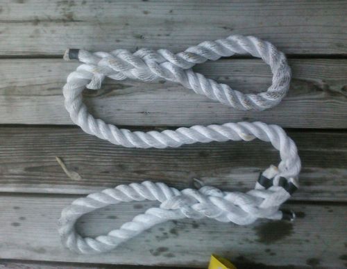 TOW ROPE  5 feet long 1 1/2 thick looped at both ends