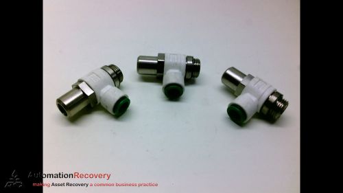SMC AS4201F-G04-12W2 - X395 - PACK OF 3 - FLOW CONTROL VALVE 12MM, NEW*
