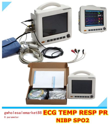 ICU CCU Vital sign Patient Monitor holter ECG NIBP blood pressure SPO2 NEW OFFER